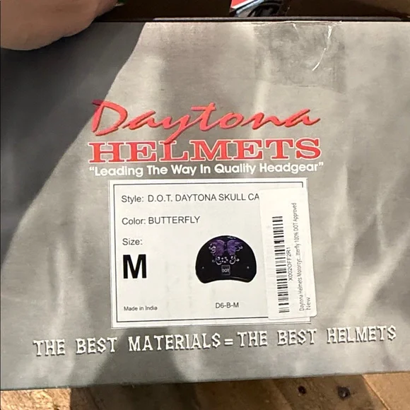 Daytona Helmets Half Skull Cap Motorcycle Helmet – DOT Approved - Picture 8 of 9